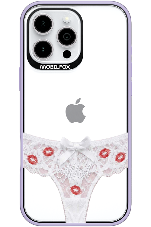 White Panties Transparent 2.0 - Apple iPhone 16 Pro Max