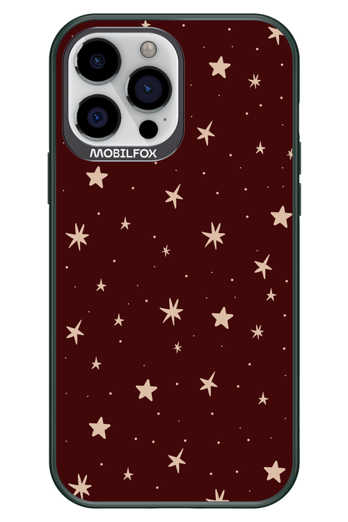 Burgundy Stars - Apple iPhone 13 Pro Max