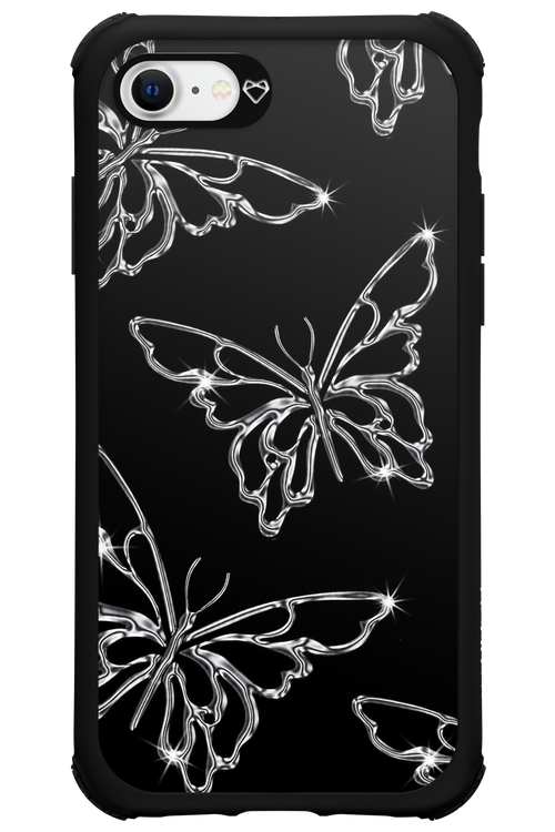 Silver Butterfly 2.0 - Apple iPhone SE 2020