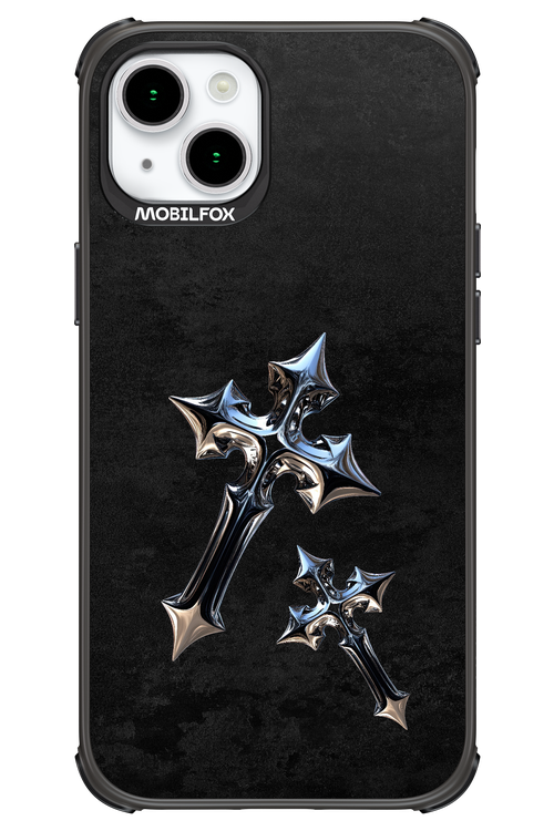 Chrome Crosses 2.0 - Apple iPhone 15 Plus