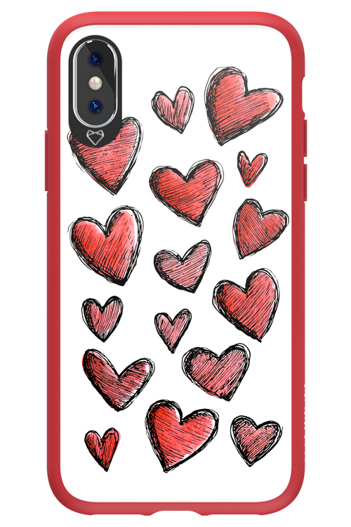 Red Love - Apple iPhone X