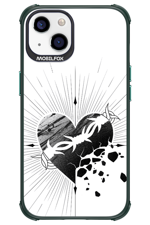 Fekete Szív - Apple iPhone 13