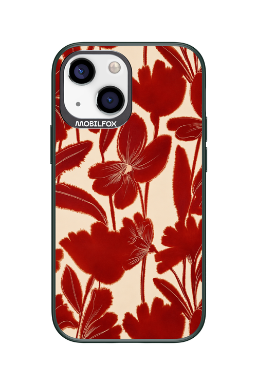 Burgundy Flowers 2.0 - Apple iPhone 13 Mini