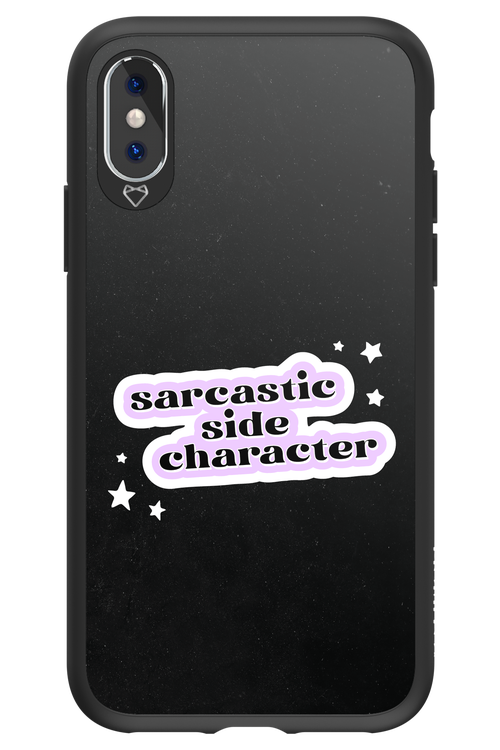 Sarcastic Black - Apple iPhone X