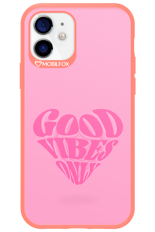 Good Vibes Heart - Apple iPhone 12