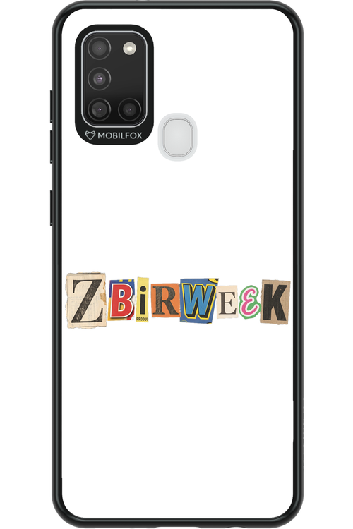 Zbirweek (white) 2.0 - Samsung Galaxy A21 S