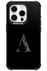 ⁠ ⁠Azteca A Chrome Logo - Apple iPhone 15 Pro