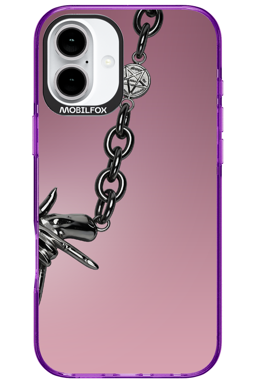Chain dreapta roz 2.0 - Apple iPhone 16 Plus