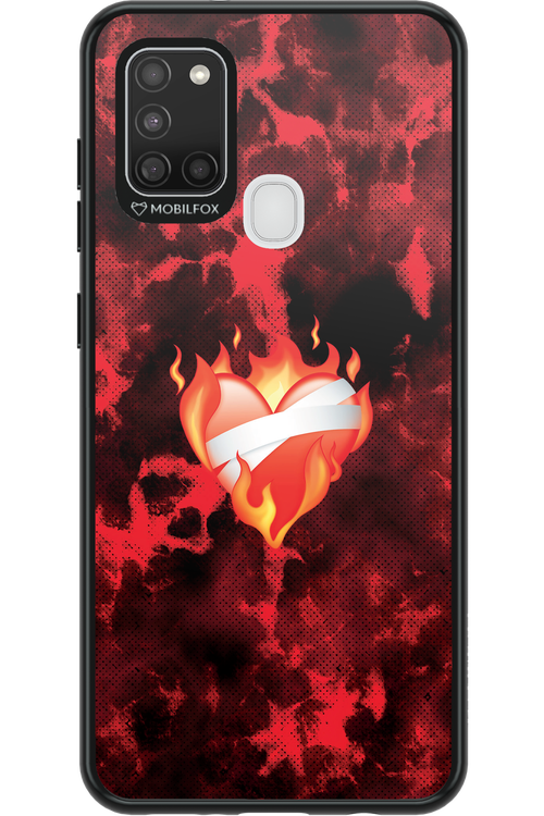 Lava Red - Samsung Galaxy A21 S
