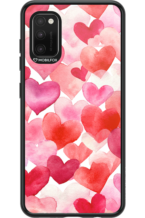 Water Painted Heart - Samsung Galaxy A41