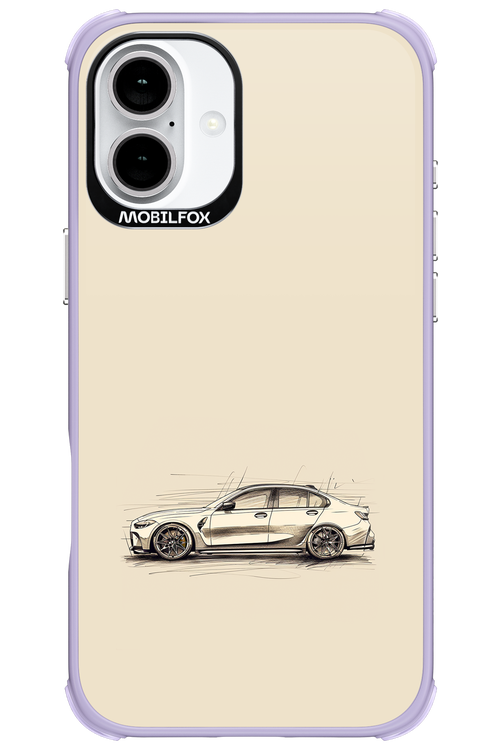 Sketch Car - Apple iPhone 16 Plus