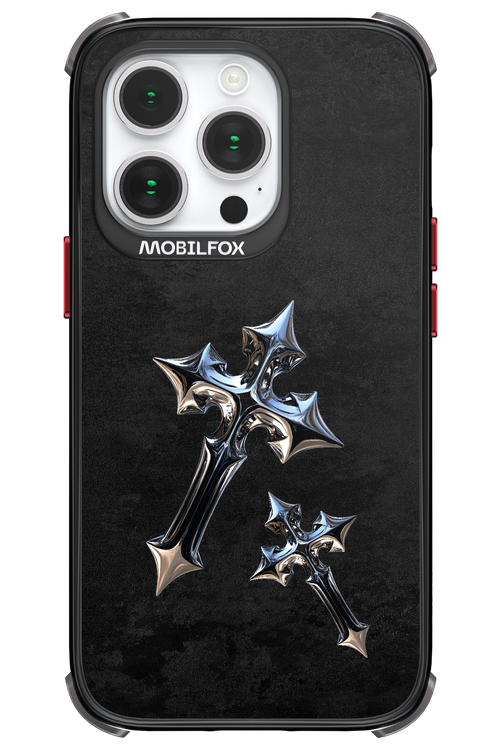 Chrome Crosses 2.0 - Apple iPhone 14 Pro