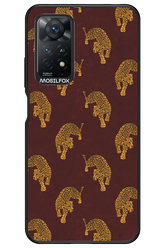 Burgundy Leopard Pattern - Xiaomi Redmi Note 11Pro 4G/5G