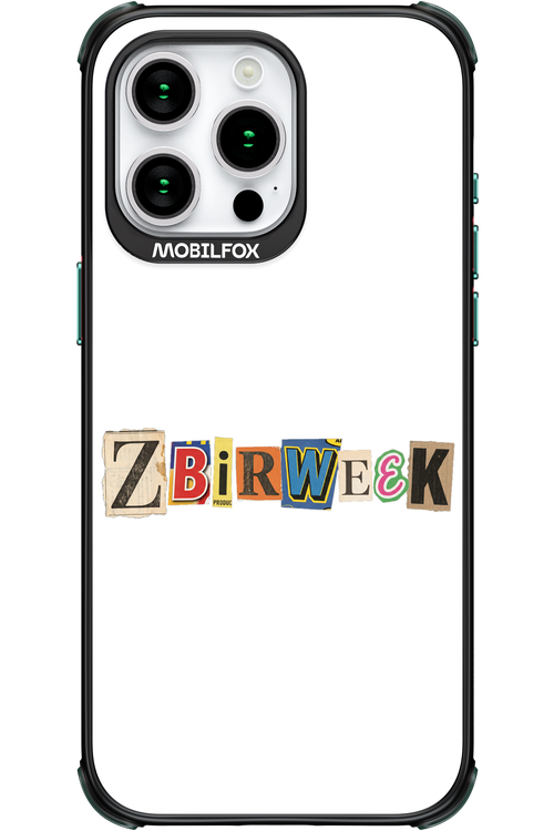 Zbirweek (white) 2.0 - Apple iPhone 15 Pro Max