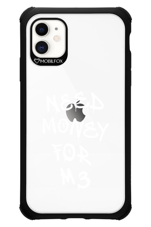 Need M3 Transparent White - Apple iPhone 11