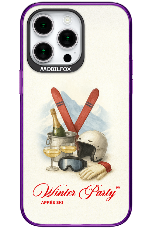 Winter Ski Party - Apple iPhone 15 Pro Max