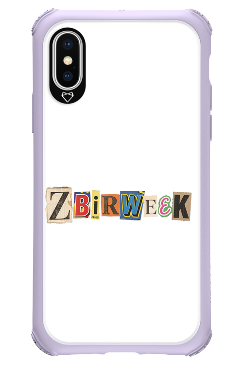 Zbirweek (white) 2.0 - Apple iPhone XS