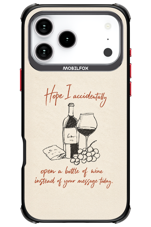 Bottle of wine 2.0 - Apple iPhone 17 Pro Max