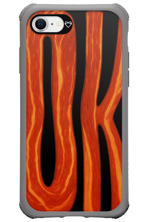 OK (Black-Red) - Apple iPhone SE 2022