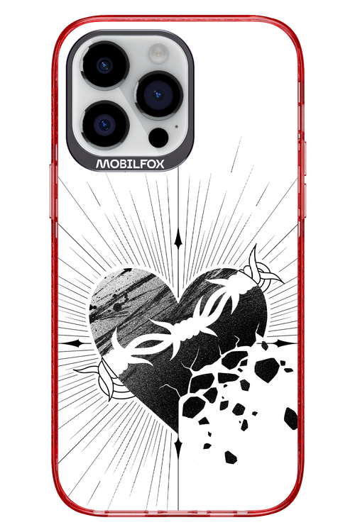 Fekete Szív - Apple iPhone 14 Pro Max