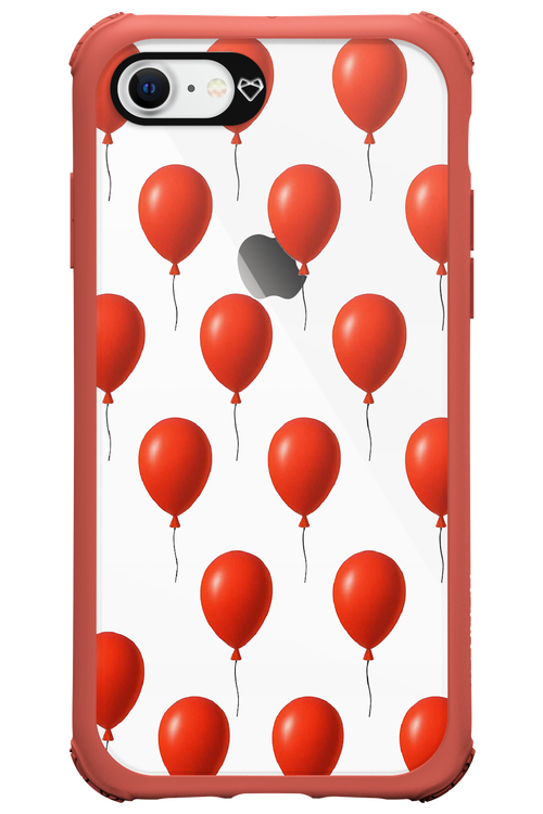 Red Balloons - Apple iPhone 8