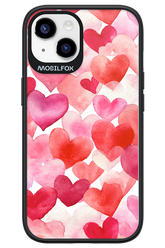 Water Painted Heart - Apple iPhone 14