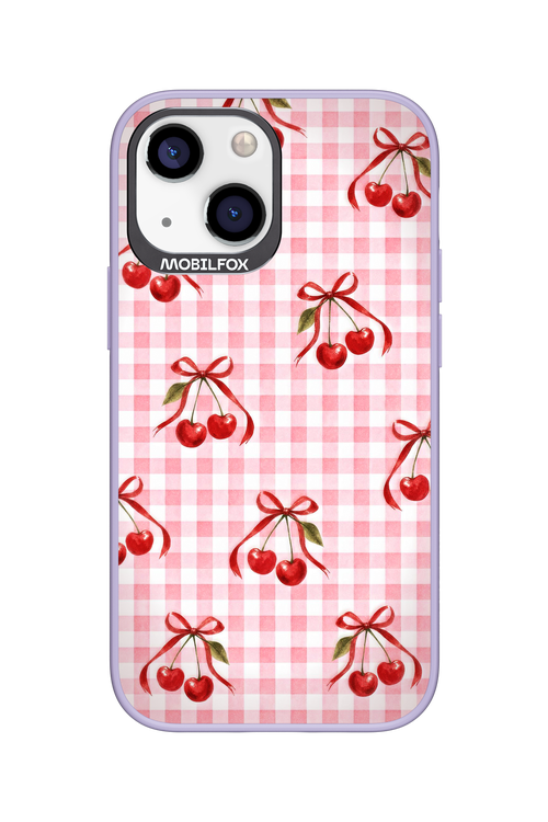 Pink Cherry Checked 2.0 - Apple iPhone 13 Mini