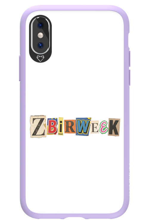 Zbirweek (white) 2.0 - Apple iPhone X