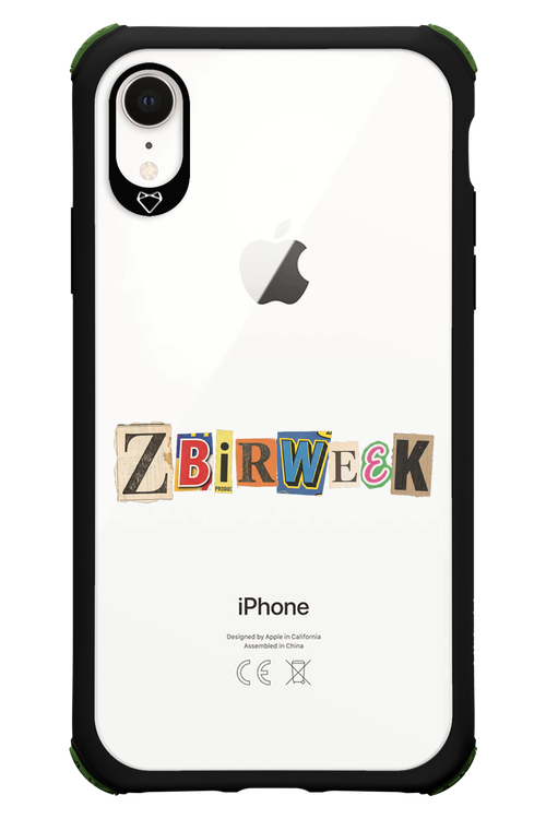 Zbirweek (transparent) 2.0 - Apple iPhone XR