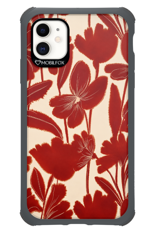 Burgundy Flowers 2.0 - Apple iPhone 11