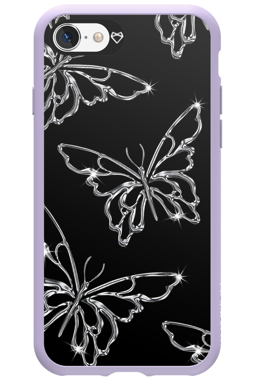 Silver Butterfly 2.0 - Apple iPhone SE 2020