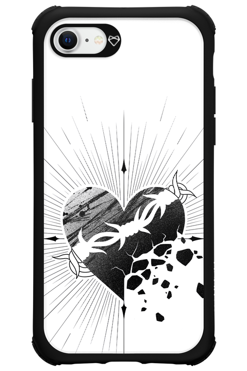 Fekete Szív - Apple iPhone SE 2022