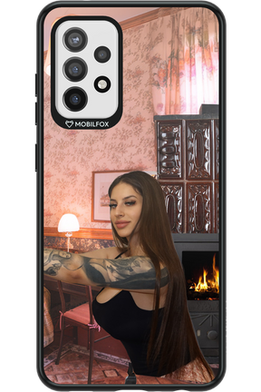 Tattooed Flame - Samsung Galaxy A72