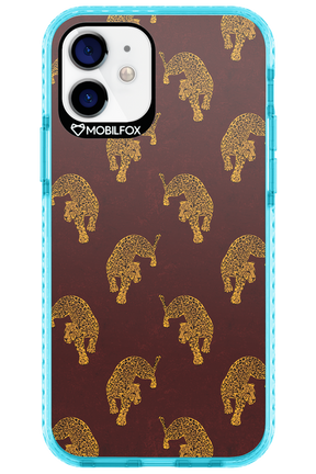 Burgundy Leopard Pattern - Apple iPhone 12