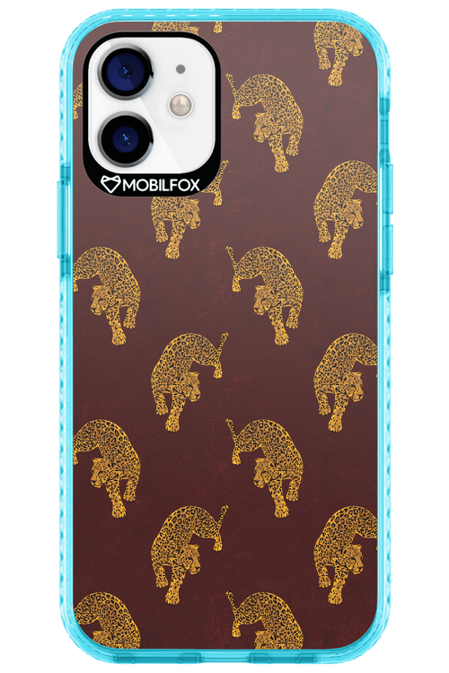 Burgundy Leopard Pattern - Apple iPhone 12