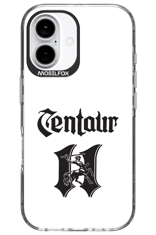 Centaur Logo White 2.0 - Apple iPhone 16