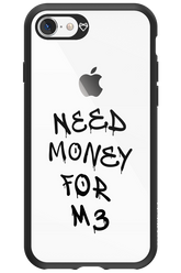 Need M3 Transparent Black - Apple iPhone 8