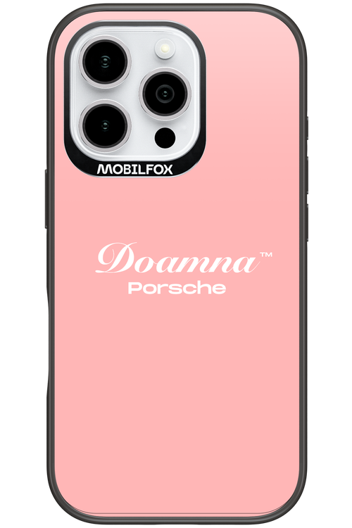 Doamna Porsche (pink) - Apple iPhone 16 Pro