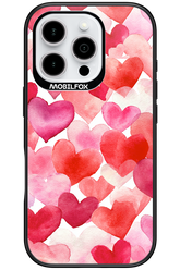 Water Painted Heart - Apple iPhone 16 Pro