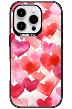 Water Painted Heart - Apple iPhone 16 Pro