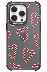 Candy Cane Hearts - Apple iPhone 14 Pro