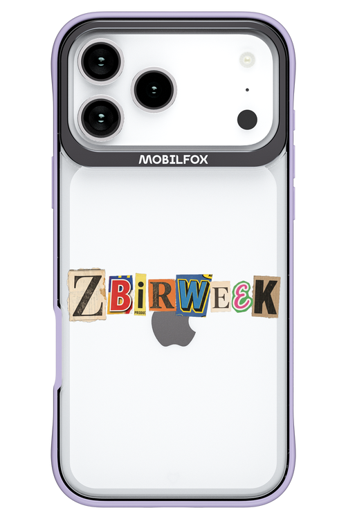 Zbirweek (transparent) 2.0 - Apple iPhone 17 Pro Max