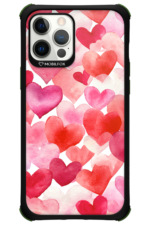 Water Painted Heart 2.0 - Apple iPhone 12 Pro Max