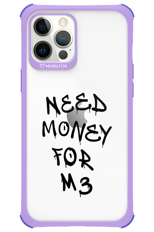 Need M3 Transparent Black - Apple iPhone 12 Pro Max