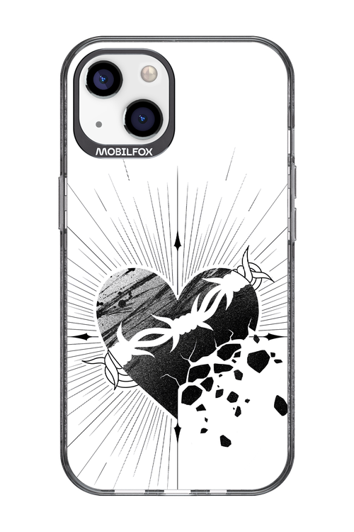 Fekete Szív - Apple iPhone 13