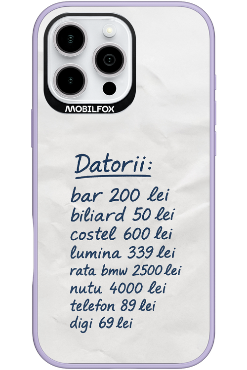 The List 2.0 - Apple iPhone 16 Pro Max
