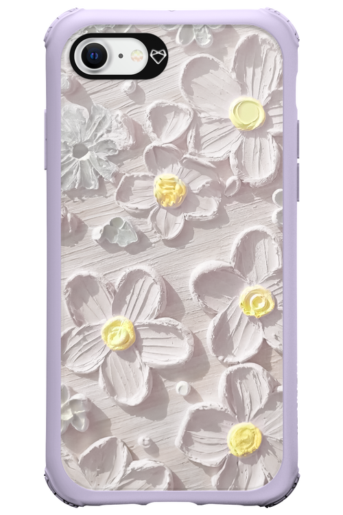 White Flowers 2.0 - Apple iPhone SE 2020