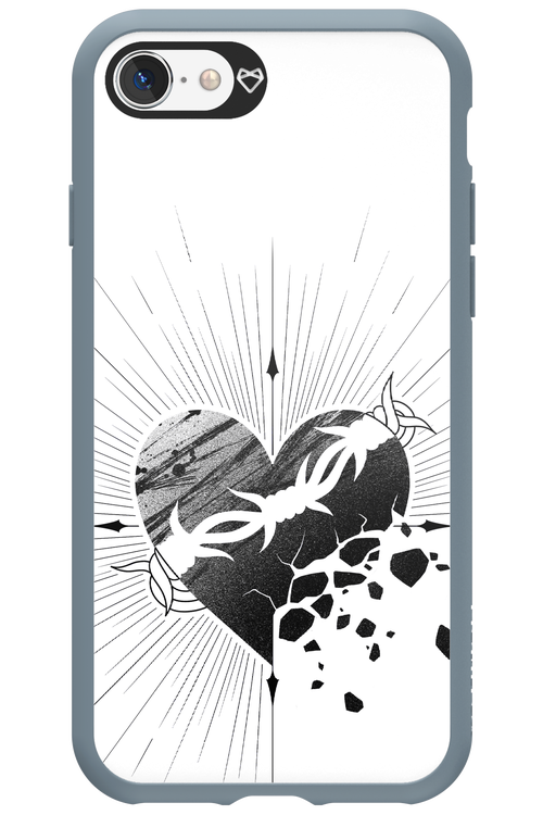 Fekete Szív - Apple iPhone SE 2022