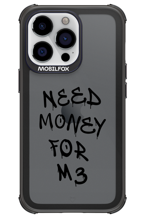 Need M3 Transparent Black - Apple iPhone 13 Pro