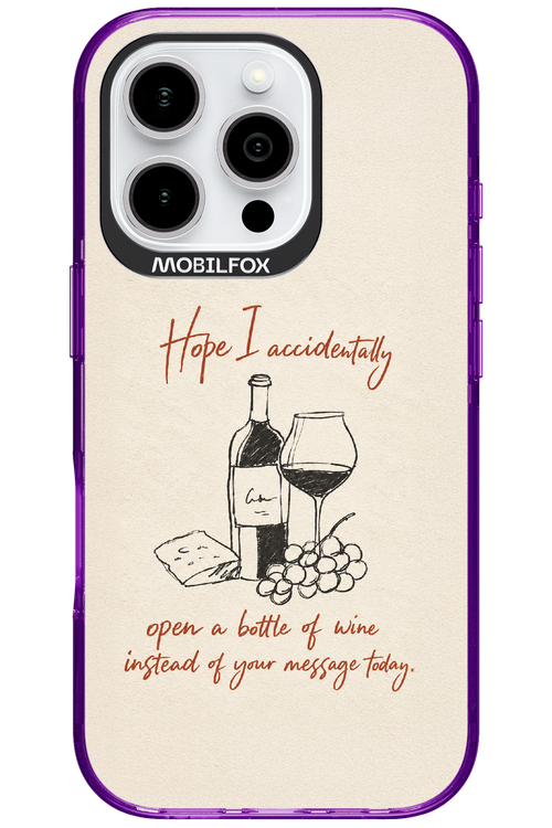 Bottle of wine 2.0 - Apple iPhone 16 Pro